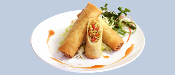 Spring Roll  Without Chips 
